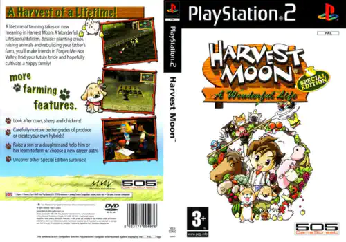 Cover Harvest Moon A Wonderful Life Special Edition Bahasa Indonesia