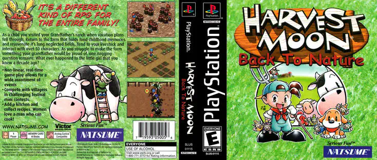 Cover Harvest Moon Back to Nature Bahasa Indonesia Fix Bug